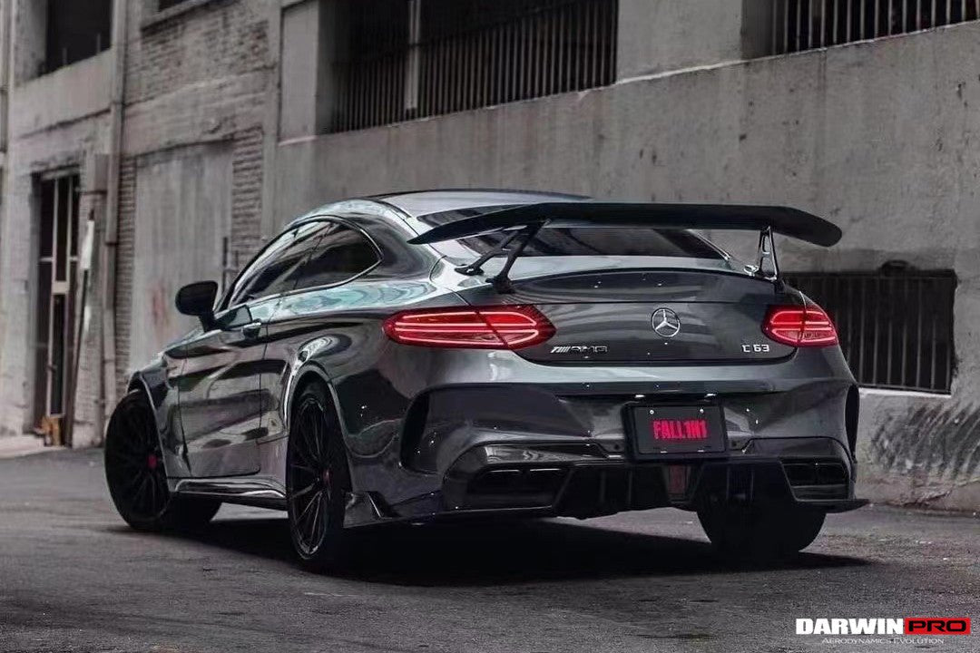 DARWINPRO - MERCEDES BENZ W205 C63 & S AMG COUPE 2015 - 2021 CARBON FIBER IMP STYLE SPOILER - Aero Carbon UK