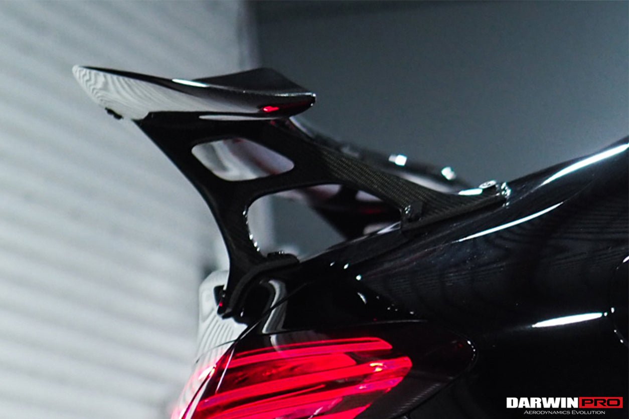 DARWINPRO - MERCEDES BENZ W205 C63 & S AMG COUPE 2015 - 2021 CARBON FIBER IMP STYLE SPOILER - Aero Carbon UK