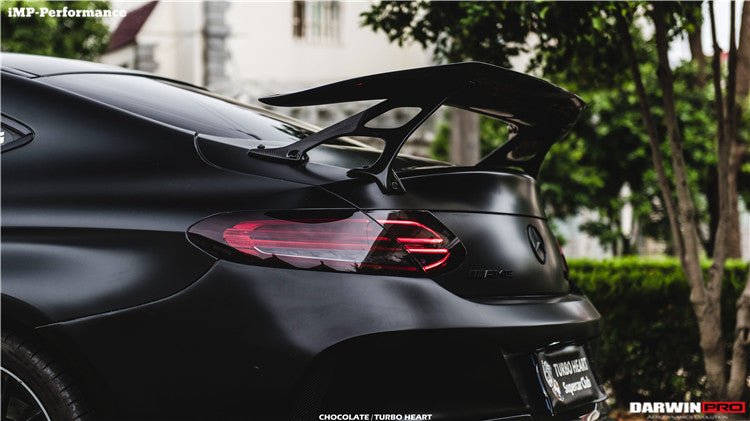 DARWINPRO - MERCEDES BENZ W205 C63 & S AMG COUPE 2015 - 2021 CARBON FIBER IMP STYLE SPOILER - Aero Carbon UK