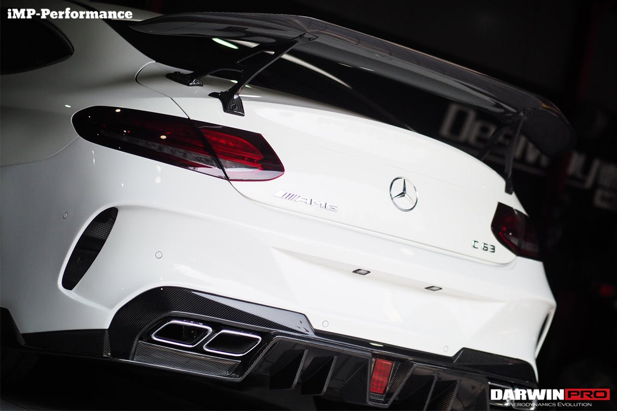 DARWINPRO - MERCEDES BENZ W205 C63 & S AMG COUPE 2015 - 2021 CARBON FIBER IMP STYLE SPOILER - Aero Carbon UK