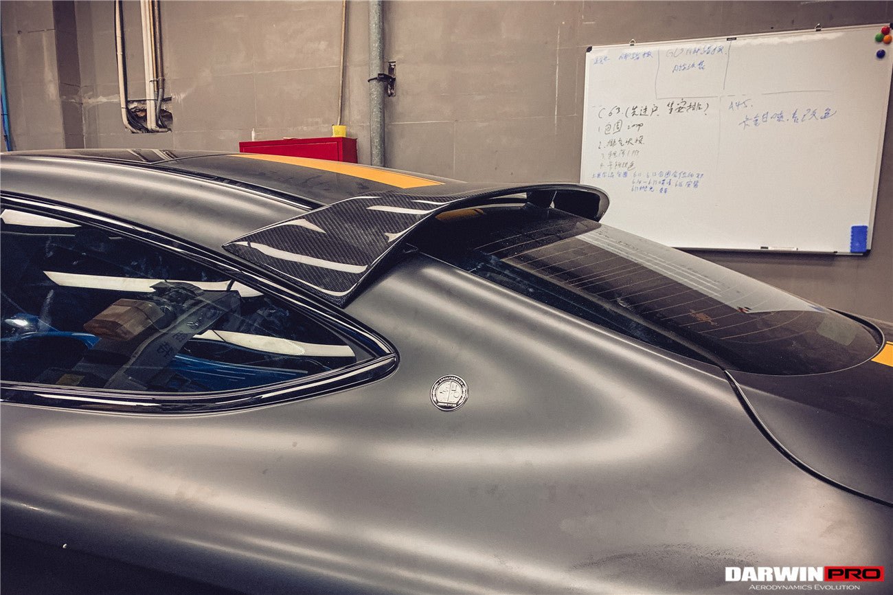 W205 Rear Roff Spoiler DARWINPRO - MERCEDES BENZ W205 C63 & S AMG COUPE 2015 -2021 CARBON FIB ...