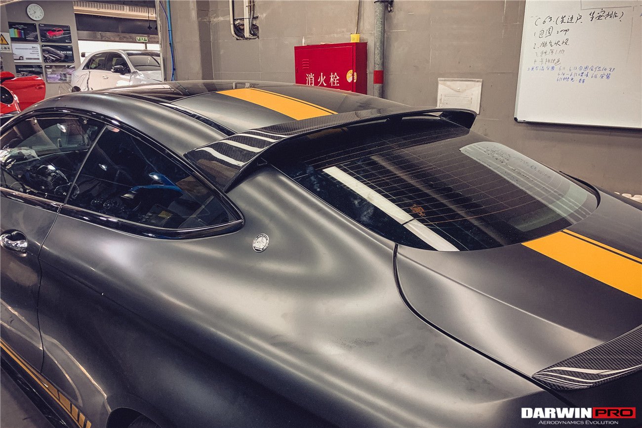 DARWINPRO - MERCEDES BENZ W205 C63 & S AMG COUPE 2015 - 2021 CARBON FIBER REAR ROOF SPOILER - Aero Carbon UK
