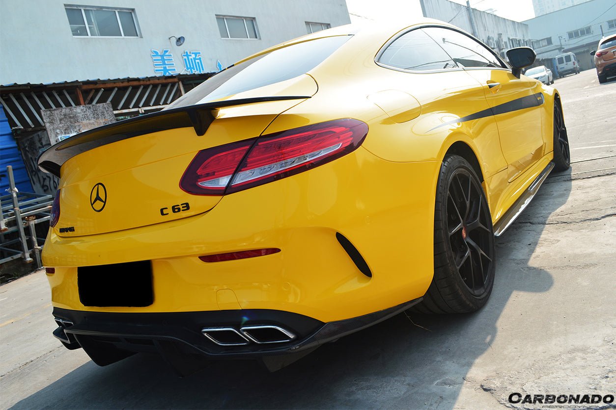 DARWINPRO - MERCEDES BENZ W205 C63 & S AMG COUPE 2015 - 2021 CARBON FIBER RT - II STYLE SPOILER - Aero Carbon UK