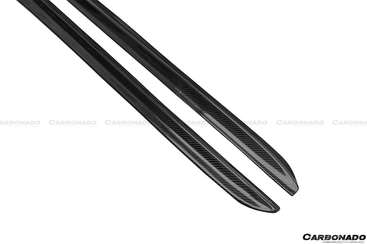 DARWINPRO - MERCEDES BENZ W205 C63 & S AMG COUPE 2015 - 2021 CARBON FIBER SIDE SKIRTS PS STYLE - Aero Carbon UK