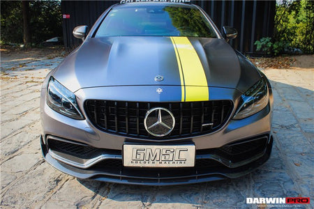 DARWINPRO - MERCEDES BENZ W205 C63&S 2015 - 2021 CARBON FIBER FRONT CANARDS - Aero Carbon UK