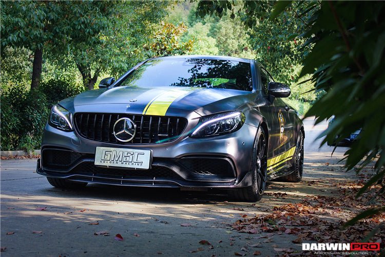 DARWINPRO - MERCEDES BENZ W205 C63&S 2015 - 2021 CARBON FIBER FRONT CANARDS - Aero Carbon UK