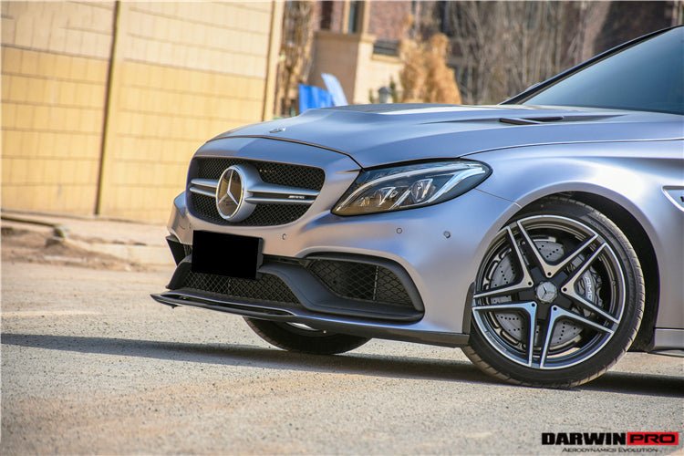 DARWINPRO - MERCEDES BENZ W205 C63&S 2015 - 2021 CARBON FIBER FRONT CANARDS - Aero Carbon UK