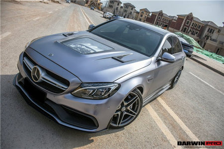 DARWINPRO - MERCEDES BENZ W205 C63&S 2015 - 2021 CARBON FIBER FRONT CANARDS - Aero Carbon UK