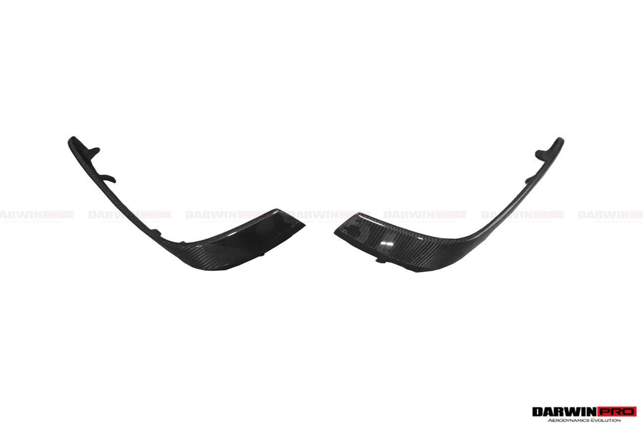 DARWINPRO - MERCEDES BENZ W205 C63&S 2015 - 2021 CARBON FIBER FRONT CANARDS - Aero Carbon UK