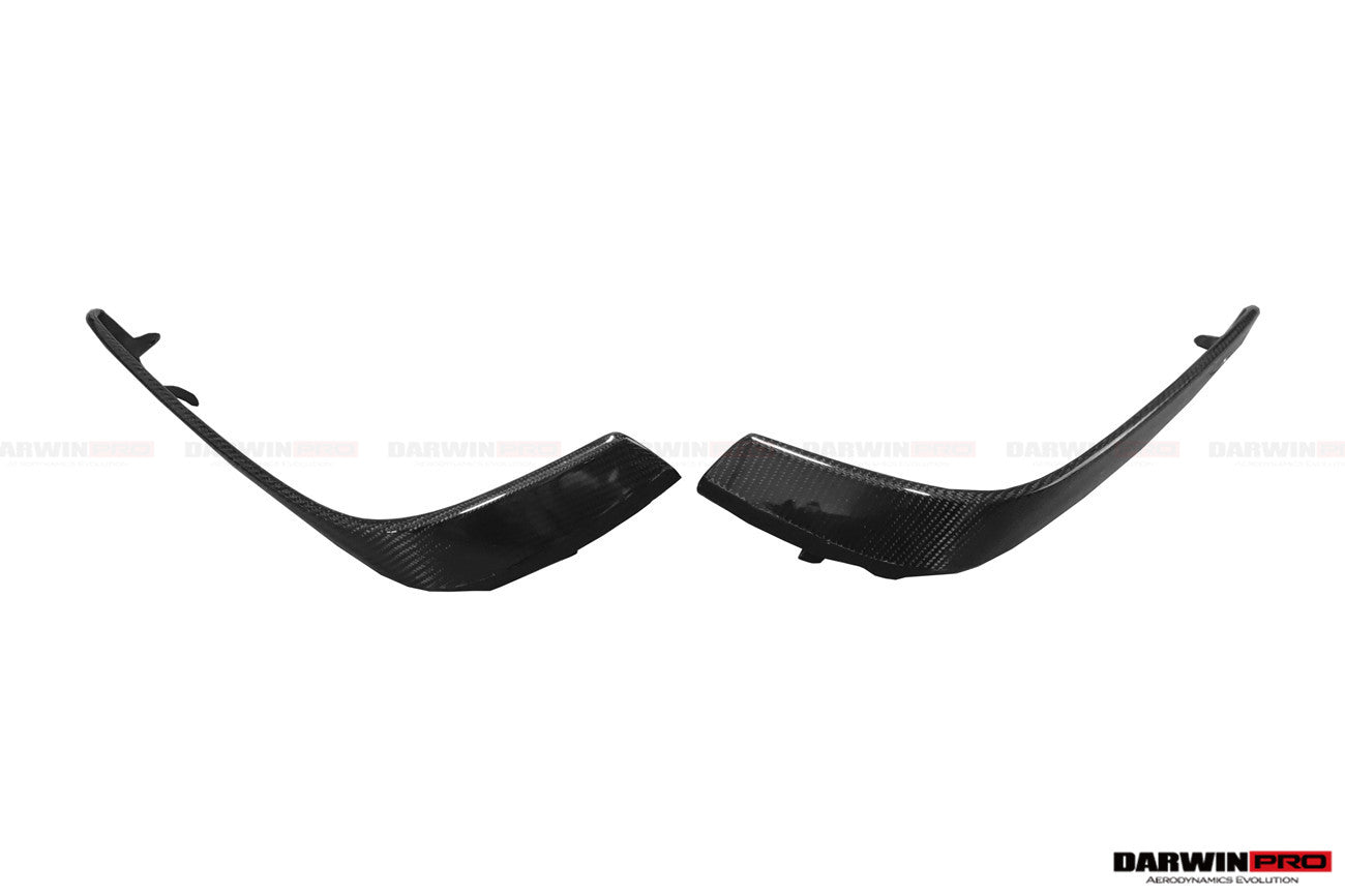 DARWINPRO - MERCEDES BENZ W205 C63&S 2015 - 2021 CARBON FIBER FRONT CANARDS - Aero Carbon UK