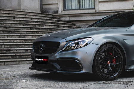 DARWINPRO - MERCEDES BENZ W205 C63&S AMG 2015 - 2021 CARBON FIBER FRONT BUMPER TRIM SET (4PCS) - Aero Carbon UK