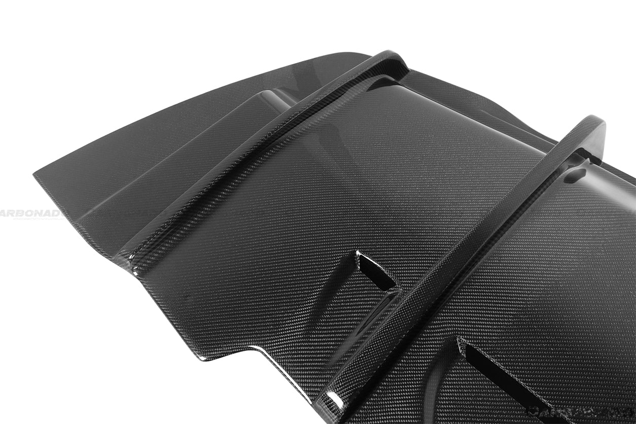 DARWINPRO - MERCEDES BENZ W205 C63/S AMG COUPE 2015 - 2018 PS STYLE REAR DIFFUSER - Aero Carbon UK