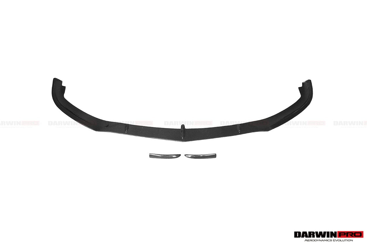 DARWINPRO MERCEDES BENZ W205 C63/S COUPE 2015 - 2021 BKSS STYLE CARBON FIBER FRONT LIP - Aero Carbon UK