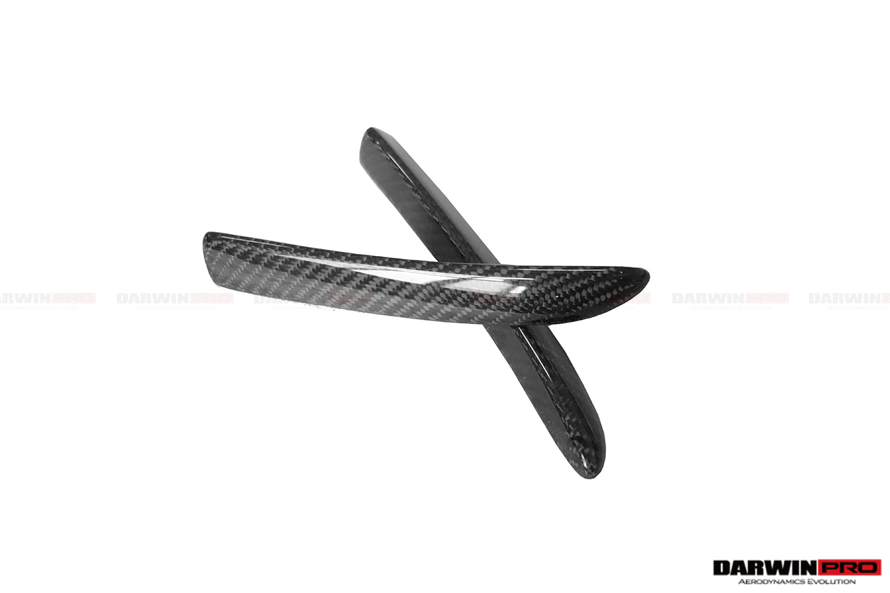 DARWINPRO MERCEDES BENZ W205 C63/S COUPE 2015 - 2021 BKSS STYLE CARBON FIBER FRONT LIP - Aero Carbon UK