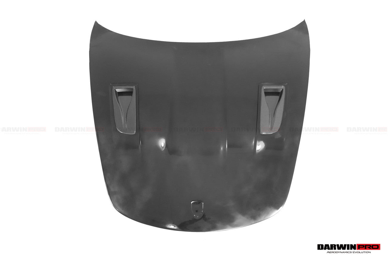 DARWINPRO - PORSCHE 718 / 981 CAYMAN & BOXSTER 2012 - 2024 GT23RS STYLE CARBON FIBRE BONNET / HOOD - Aero Carbon UK