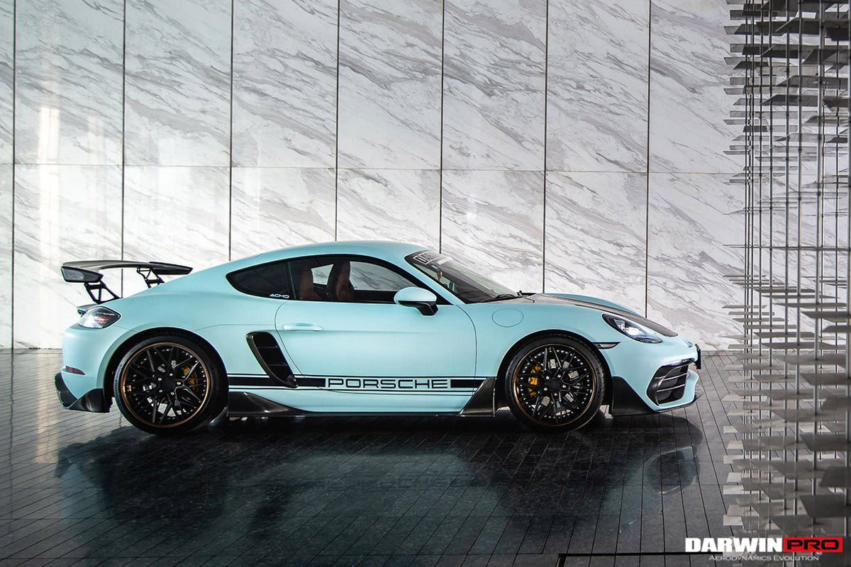 DARWINPRO - PORSCHE 718 CAYMAN & BOXSTER 2016 - 2024 CARBON FIBRE SIDE AIR VENTS - Aero Carbon UK