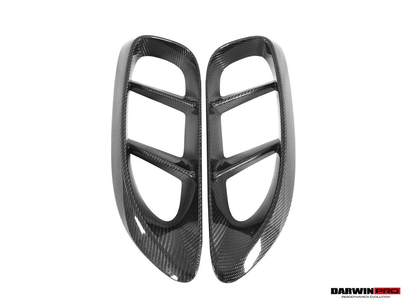 DARWINPRO - PORSCHE 718 CAYMAN & BOXSTER 2016 - 2024 CARBON FIBRE SIDE AIR VENTS - Aero Carbon UK