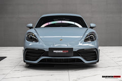 DARWINPRO - PORSCHE 718 CAYMAN & BOXSTER STUTTMATE PARTIAL CARBON FIBRE FRONT BUMPER - Aero Carbon UK