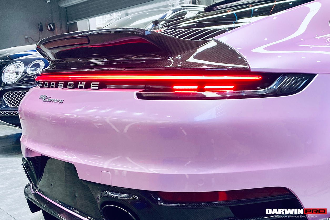 DARWINPRO - PORSCHE 911 992 CARRERA S/4/4S BKSS CARBON FIBRE WING SPOILER - Aero Carbon UK