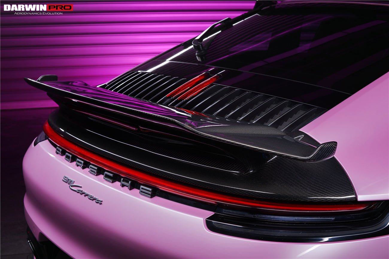 DARWINPRO - PORSCHE 911 992 CARRERA S/4/4S BKSSII CARBON FIBRE WING SPOILER - Aero Carbon UK