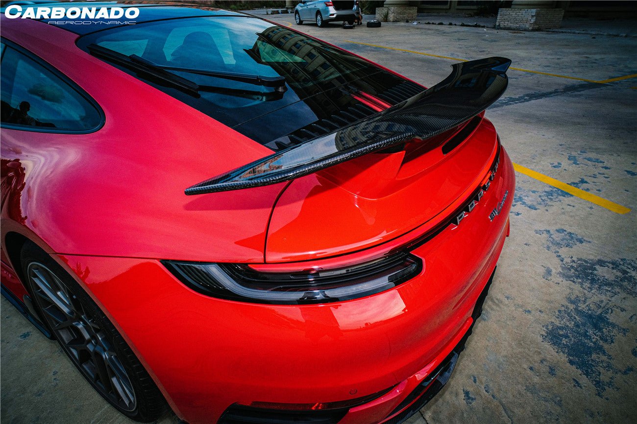 DARWINPRO - PORSCHE 911 992 CARRERA S/4/4S CARBON FIBRE SPOILER SD STYLE - Aero Carbon UK