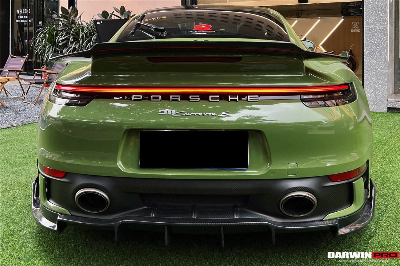 DARWINPRO - PORSCHE 911 992 CARRERA S/4/4S/TARGA SD SPORT DESIGN BKSS REAR DIFFUSER - Aero Carbon UK