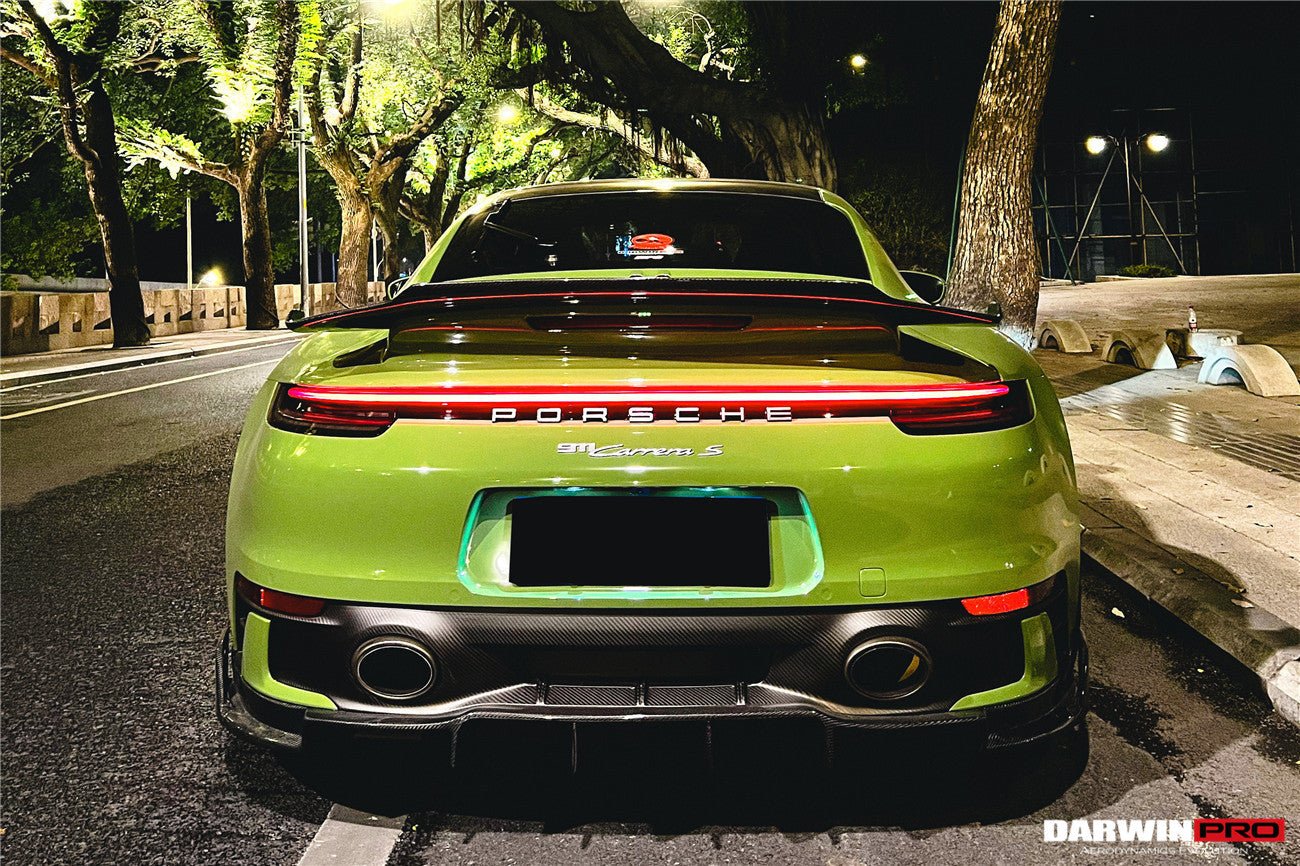 DARWINPRO - PORSCHE 911 992 CARRERA S/4/4S/TARGA SD SPORT DESIGN BKSS REAR DIFFUSER - Aero Carbon UK