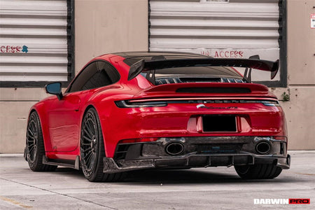DARWINPRO - PORSCHE 911 992 CARRERA S/4/4S/TARGA SD SPORT DESIGN BKSS REAR DIFFUSER - Aero Carbon UK