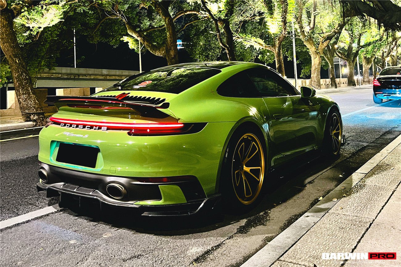 DARWINPRO - PORSCHE 911 992 CARRERA S/4/4S/TARGA SD SPORT DESIGN BKSS REAR DIFFUSER - Aero Carbon UK