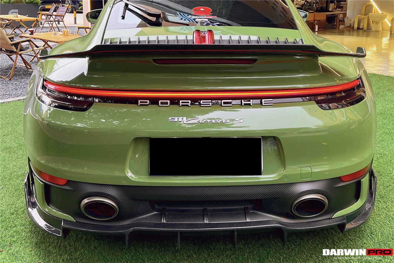 DARWINPRO - PORSCHE 911 992 CARRERA S/4/4S/TARGA SD SPORT DESIGN BKSS REAR DIFFUSER - Aero Carbon UK