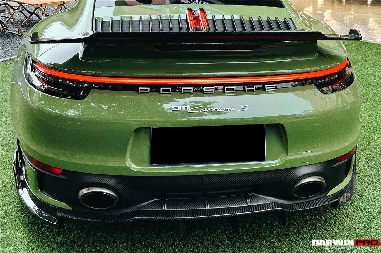 DARWINPRO - PORSCHE 911 992 CARRERA S/4/4S/TARGA SD SPORT DESIGN BKSS REAR DIFFUSER - Aero Carbon UK