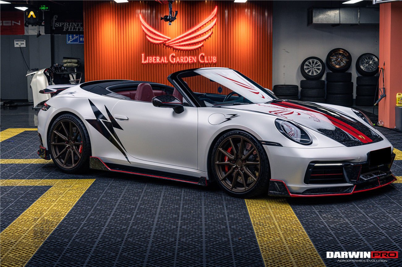 DARWINPRO - PORSCHE 911 992 CARRERA S/4/4S/TARGA/CABRIOLET BKSS STYLE FRONT LIP - Aero Carbon UK