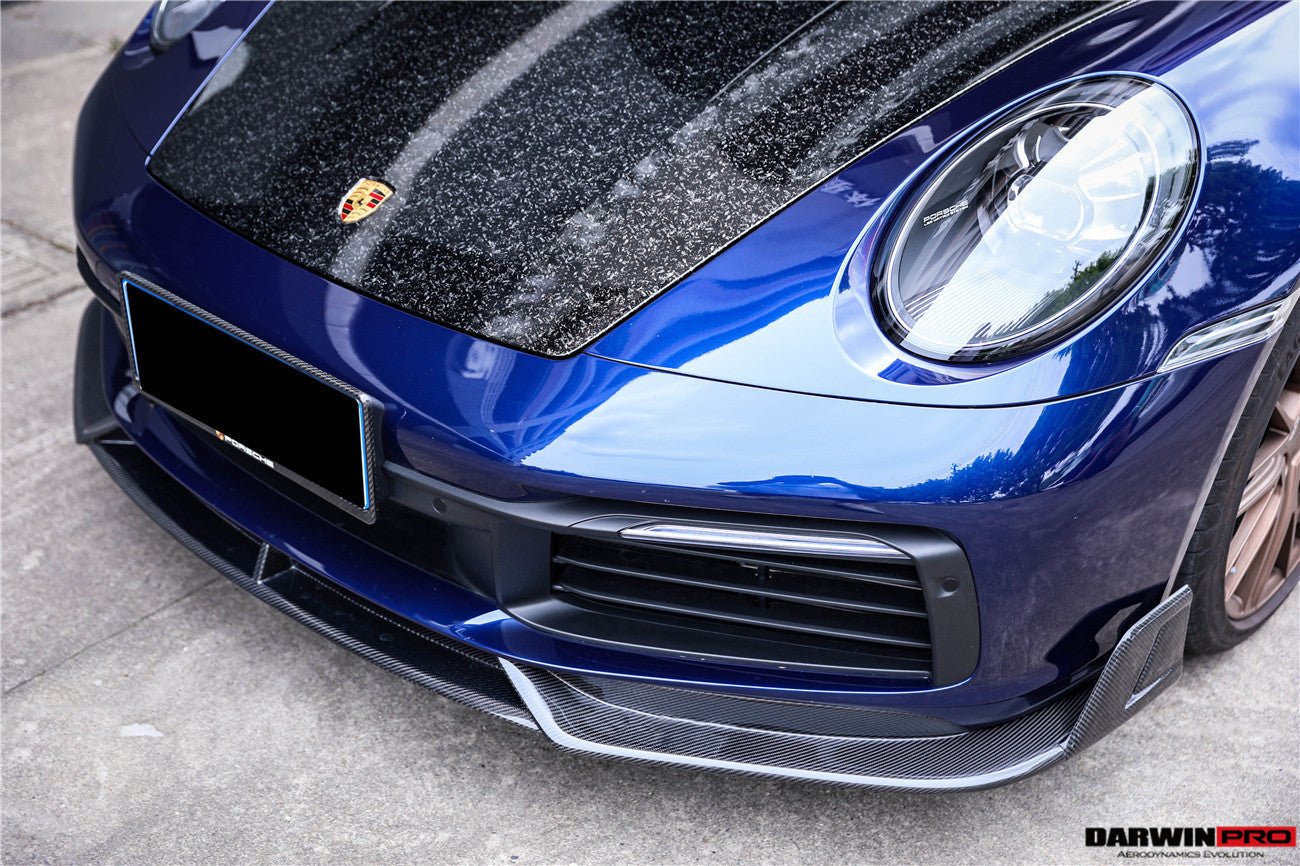 DARWINPRO - PORSCHE 911 992 CARRERA S/4/4S/TARGA/CABRIOLET BKSS STYLE FRONT LIP - Aero Carbon UK