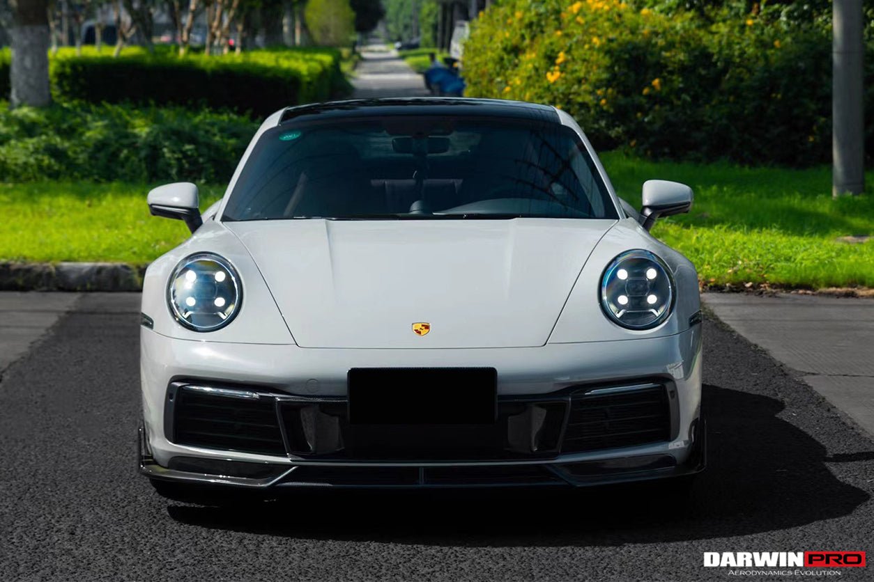 DARWINPRO - PORSCHE 911 992 CARRERA S/4/4S/TARGA/CABRIOLET BKSS STYLE FRONT LIP - Aero Carbon UK