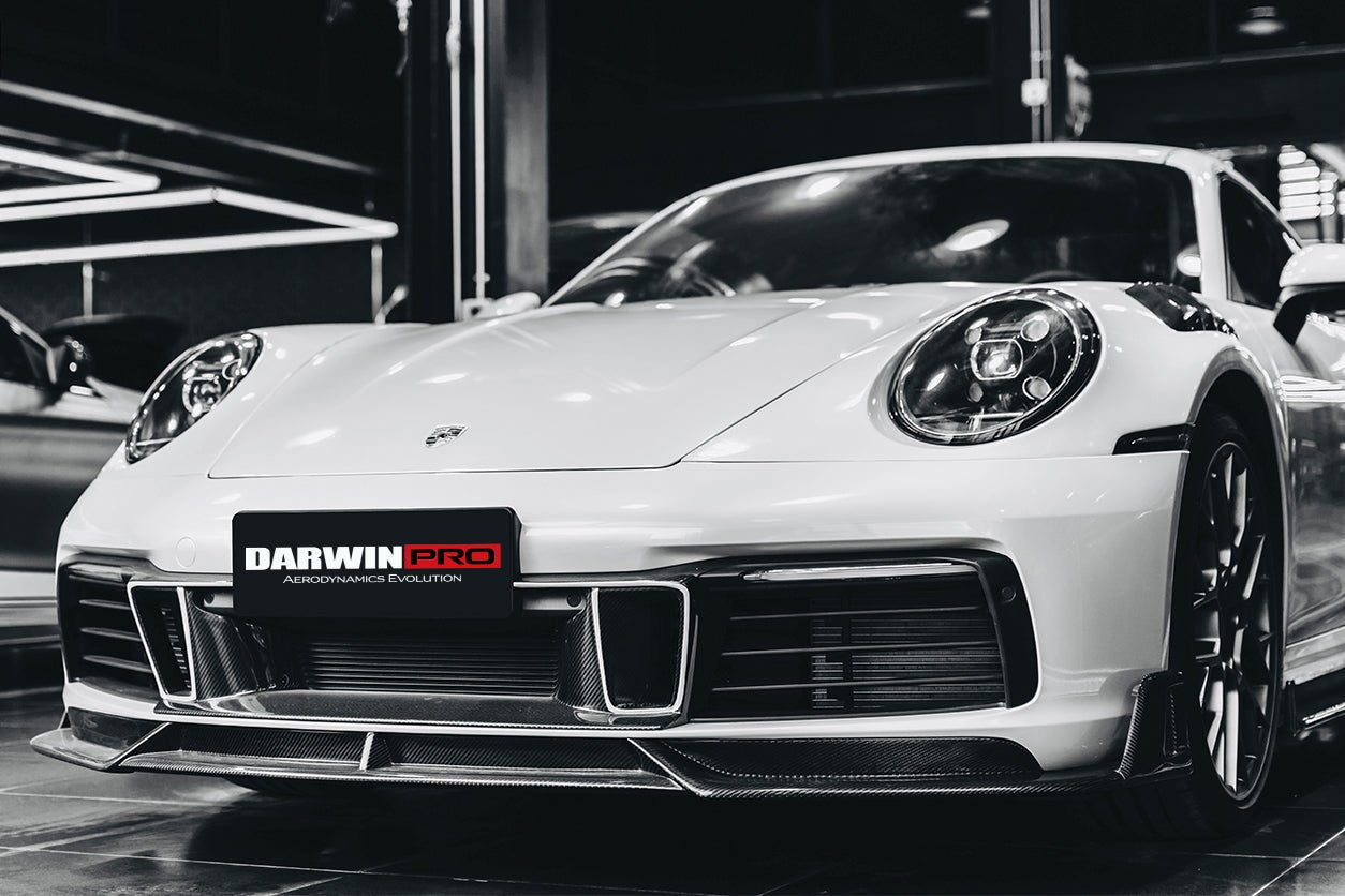 DARWINPRO - PORSCHE 911 992 CARRERA S/4/4S/TARGA/CABRIOLET BKSS STYLE FRONT LIP - Aero Carbon UK