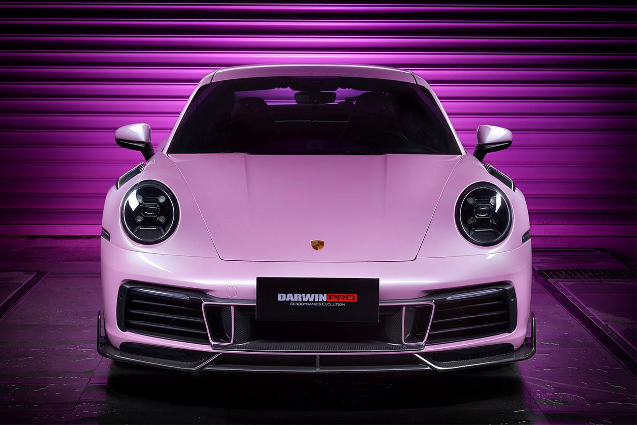 DARWINPRO - PORSCHE 911 992 CARRERA S/4/4S/TARGA/CABRIOLET BKSS STYLE FRONT LIP - Aero Carbon UK