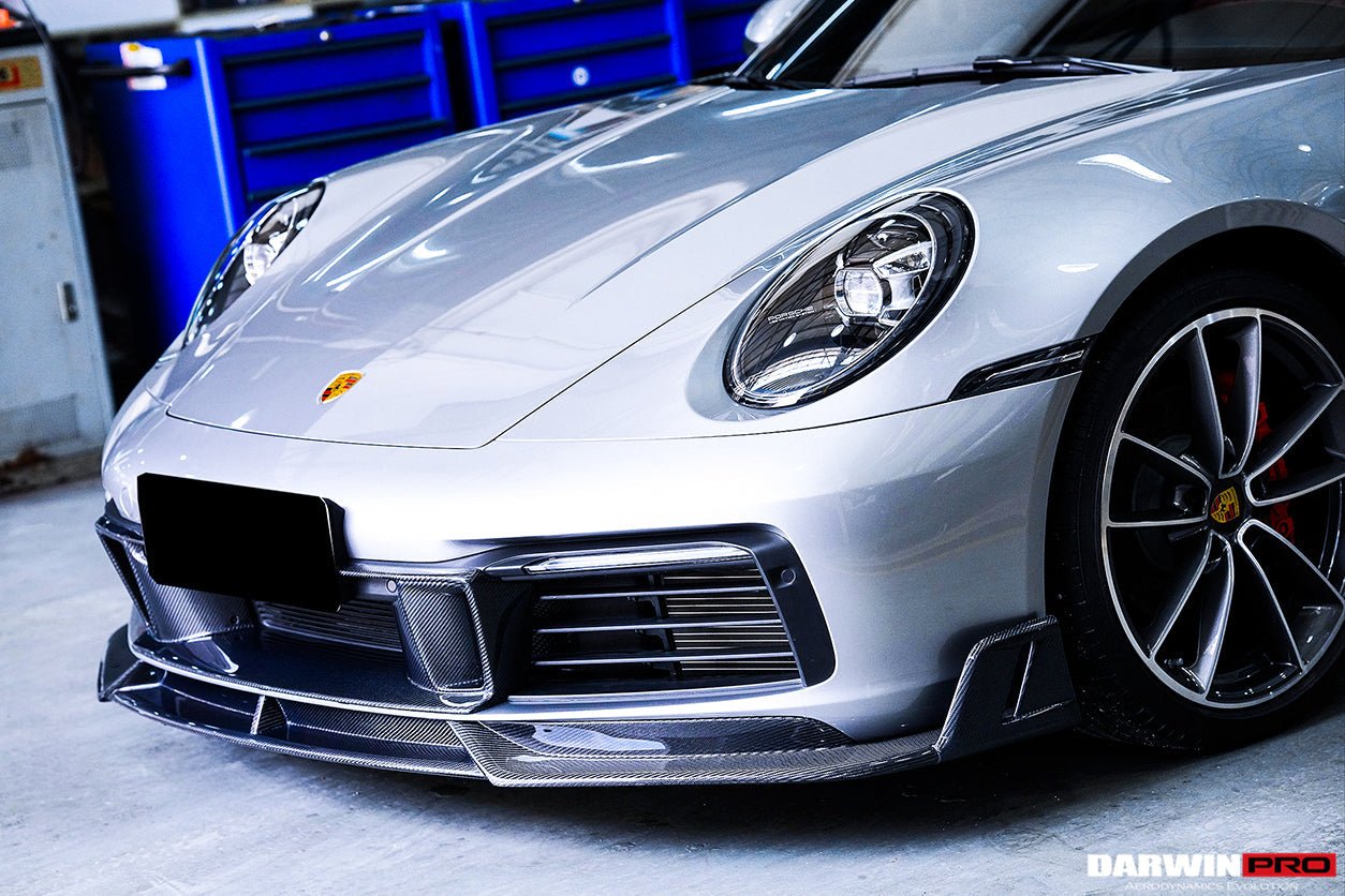 DARWINPRO - PORSCHE 911 992 CARRERA S/4/4S/TARGA/CABRIOLET BKSS STYLE FRONT LIP - Aero Carbon UK