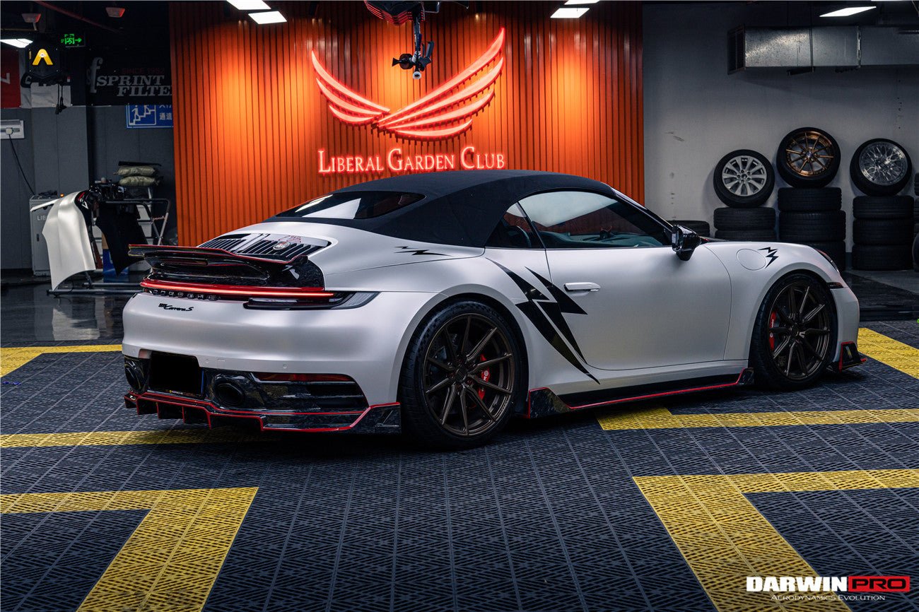 992 Targa Rear Defuser DARWINPRO - PORSCHE 911 992 CARRERA S/4/4S/TARGA/CABRIOLET BKSS STYLE ...