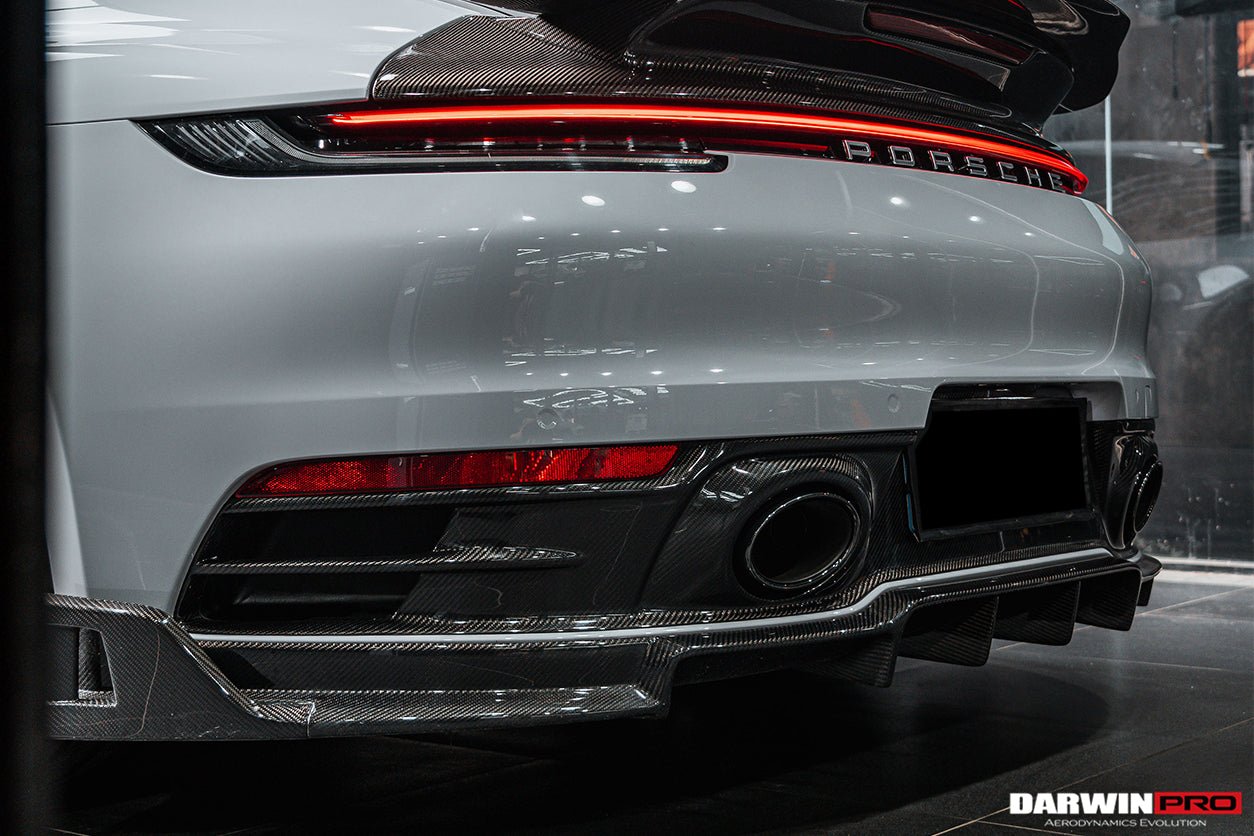 DARWINPRO - PORSCHE 911 992 CARRERA S/4/4S/TARGA/CABRIOLET BKSS STYLE REAR DIFFUSER - Aero Carbon UK