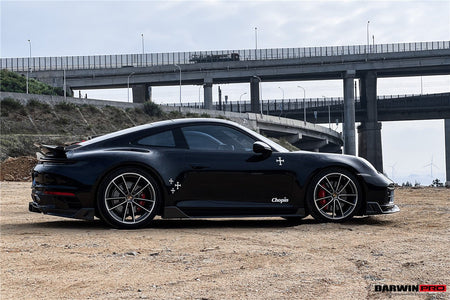 DARWINPRO - PORSCHE 911 992 CARRERA S/4/4S/TARGA/CABRIOLET BKSS STYLE SIDE SKIRTS - Aero Carbon UK