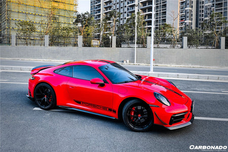 DARWINPRO - PORSCHE 911 992 CARRERA S/4/4S/TARGA/CABRIOLET CARBON FIBRE SIDE SKIRTS WP STYLE - Aero Carbon UK