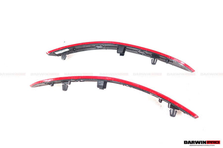 DARWINPRO - PORSCHE 911 992 CARRERA S/4/4S/TARGA/CABRIOLET GT3 STYLE REAR BUMPER REFLECTORS - Aero Carbon UK