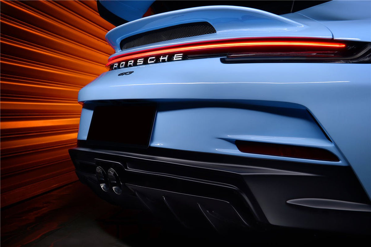 DARWINPRO - PORSCHE 911 992 CARRERA S/4/4S/TARGA/CABRIOLET GT3 STYLE REAR BUMPER REFLECTORS - Aero Carbon UK