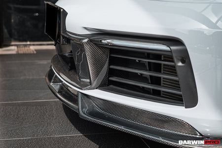 DARWINPRO - PORSCHE 911 992 CARRERA S/4/4S/TARGA/CABRIOLET NORMAL BKSS STYLE FRONT BUMPER TRIM - Aero Carbon UK