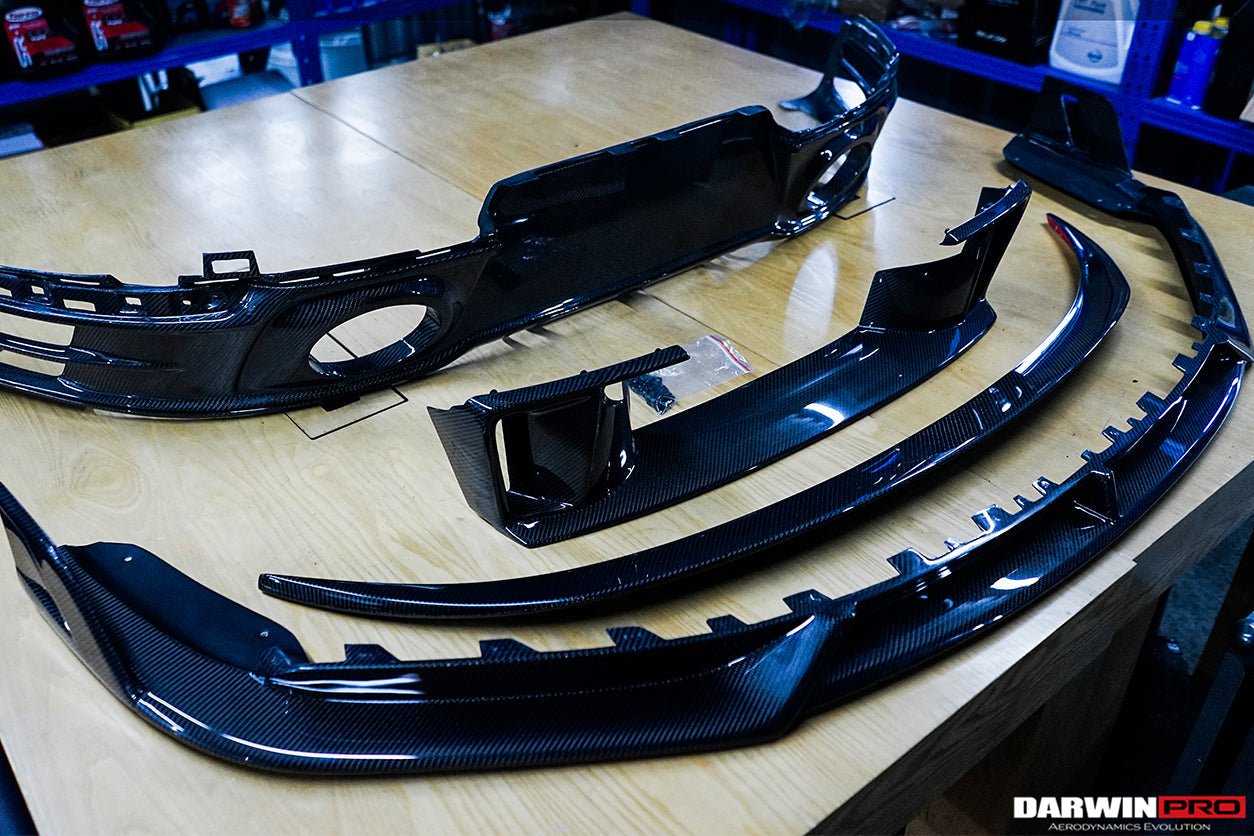 DARWINPRO - PORSCHE 911 992 CARRERA S/4/4S/TARGA/CABRIOLET NORMAL BKSS STYLE FRONT BUMPER TRIM - Aero Carbon UK