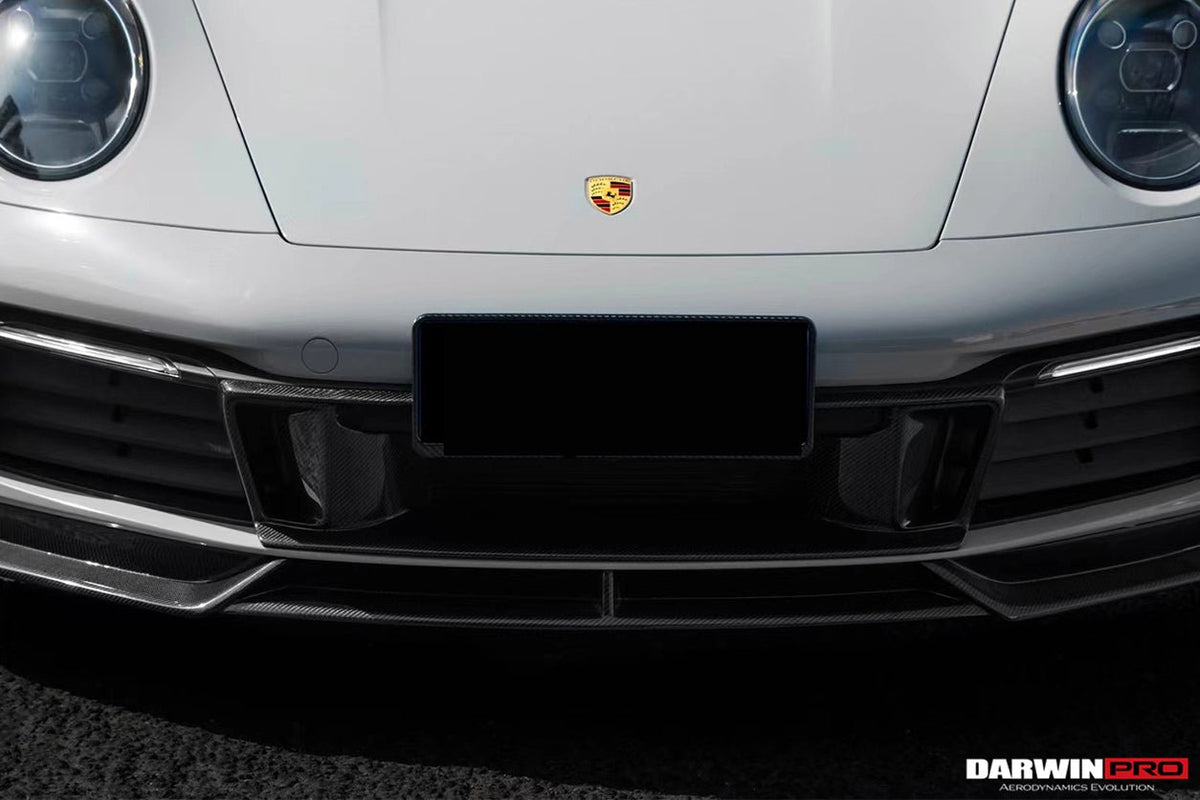 DARWINPRO - PORSCHE 911 992 CARRERA S/4/4S/TARGA/CABRIOLET NORMAL BKSS STYLE FRONT BUMPER TRIM - Aero Carbon UK