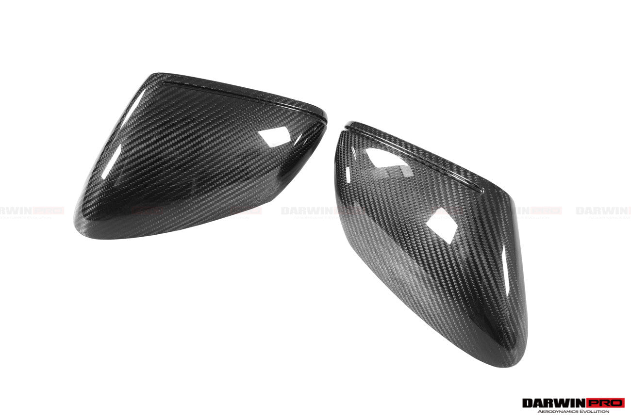 DARWINPRO - PORSCHE 911 992 CARRERA S/4/4S/TARGA/CABRIOLET OE STYLE MIRROR CAPS REPLACEMENT - Aero Carbon UK