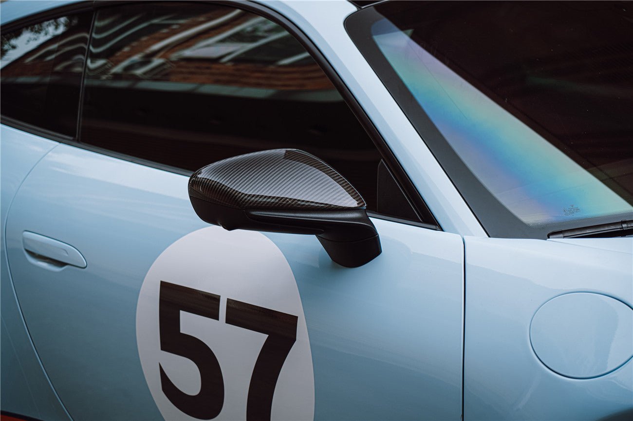 DARWINPRO - PORSCHE 911 992 CARRERA S/4/4S/TARGA/CABRIOLET OE STYLE MIRROR CAPS REPLACEMENT - Aero Carbon UK