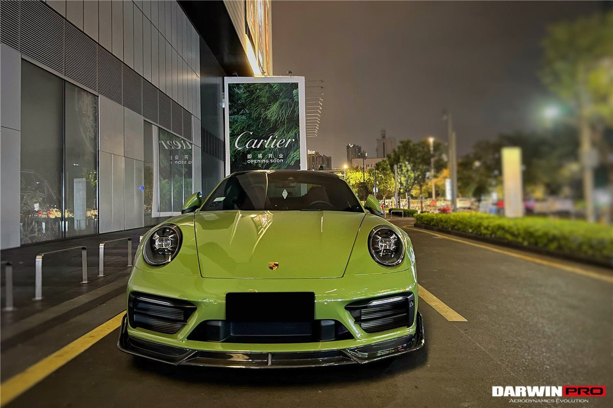 DARWINPRO - PORSCHE 911 992 CARRERA S/4/4S/TARGA/CABRIOLET SPORT DESIGN SD STYLE FRONT LIP - Aero Carbon UK