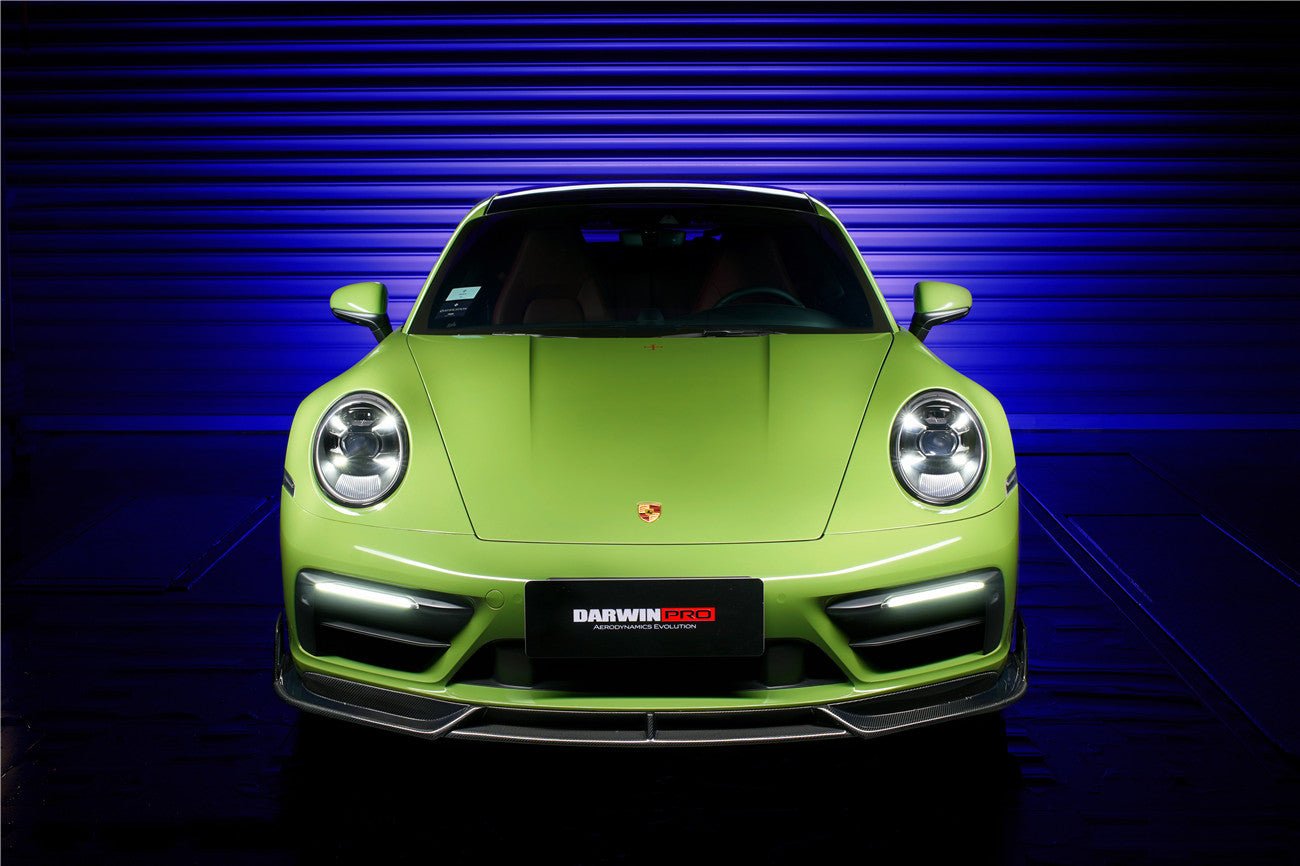 DARWINPRO - PORSCHE 911 992 CARRERA S/4/4S/TARGA/CABRIOLET SPORT DESIGN SD STYLE FRONT LIP - Aero Carbon UK